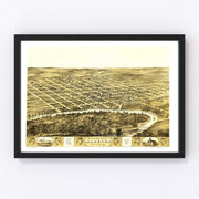 Marengo Vintage Map 1868