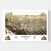 map of Bismarck