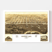 map of Mandan