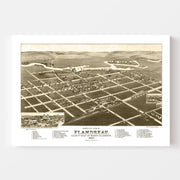 map of Flandreau