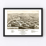 Redfield Vintage Map 1883