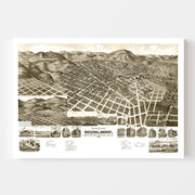 map of Helena