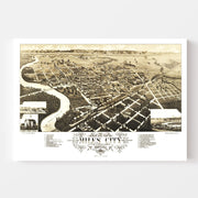 map of Miles City