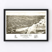 Tacoma Vintage Map 1884