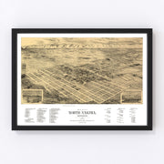 North Yakima Vintage Map 1889