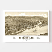map of Dalles