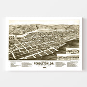 map of Pendleton
