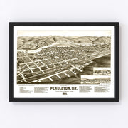 Pendleton Vintage Map 1884