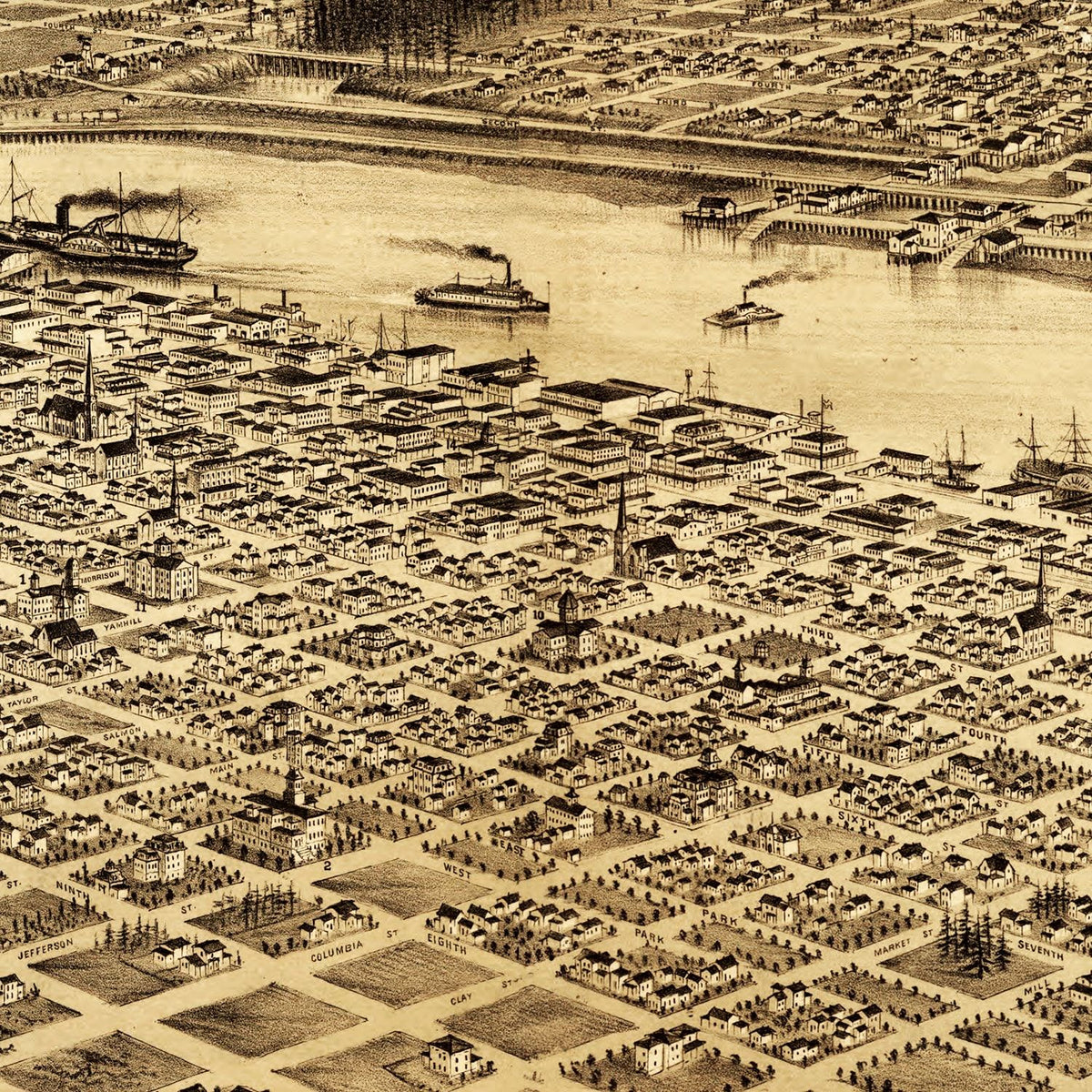 Vintage Portland Maps