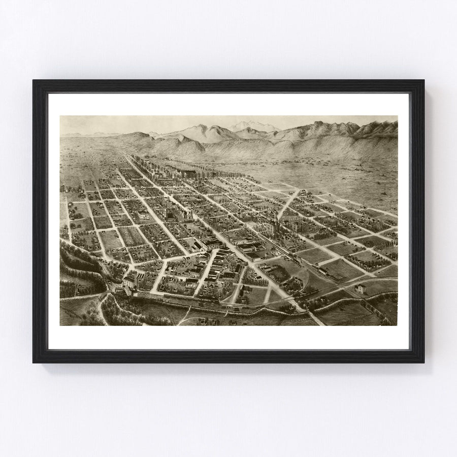 Fort Collins Vintage Map 1899