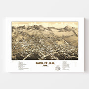 map of Santa Fe