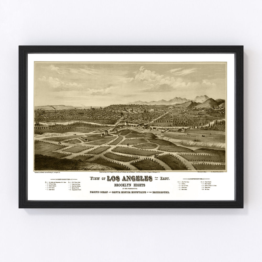 map of Los Angeles