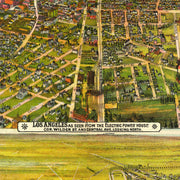 Vintage Map of Los Angeles, California 1894