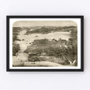 San Francisco Vintage Map 1868