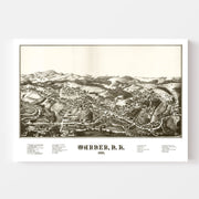 map of Warner