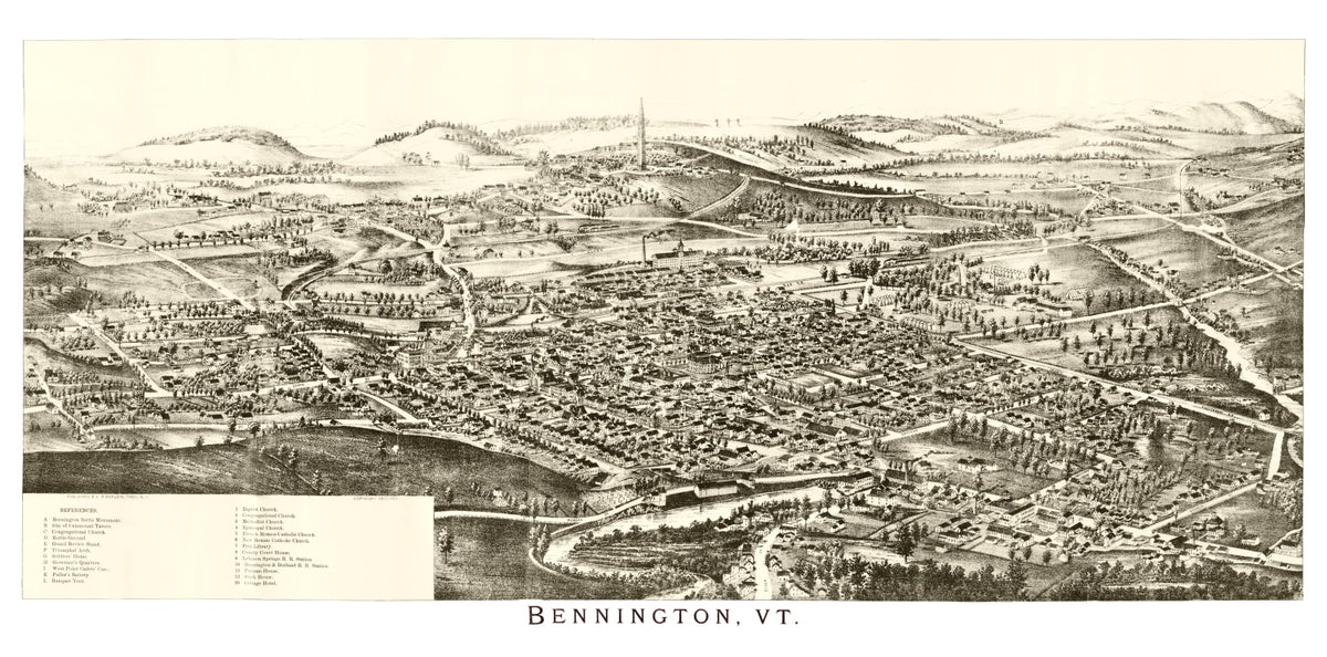 Preview of Vintage Map of Bennington, Virginia 1905