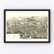 Bennington Vintage Map 1905