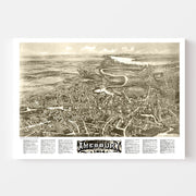 map of Amesbury