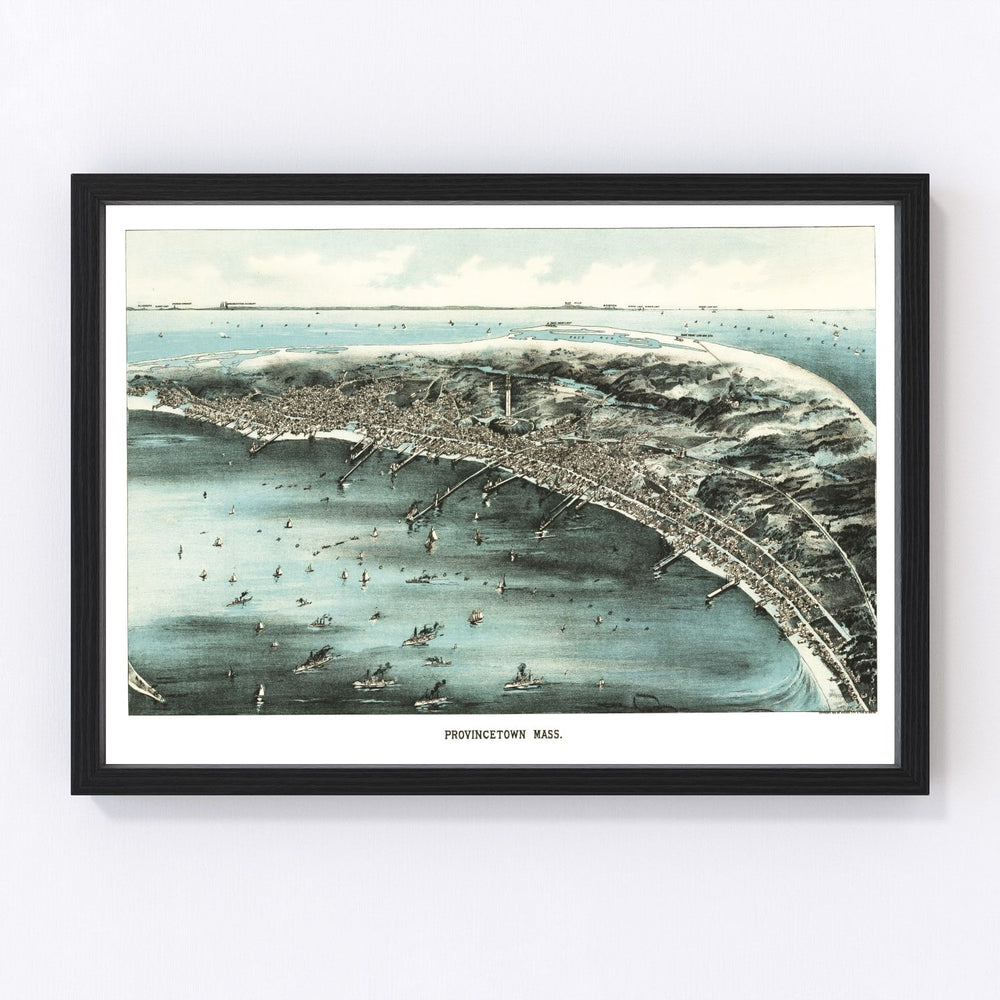 Provincetown Vintage Map 1910