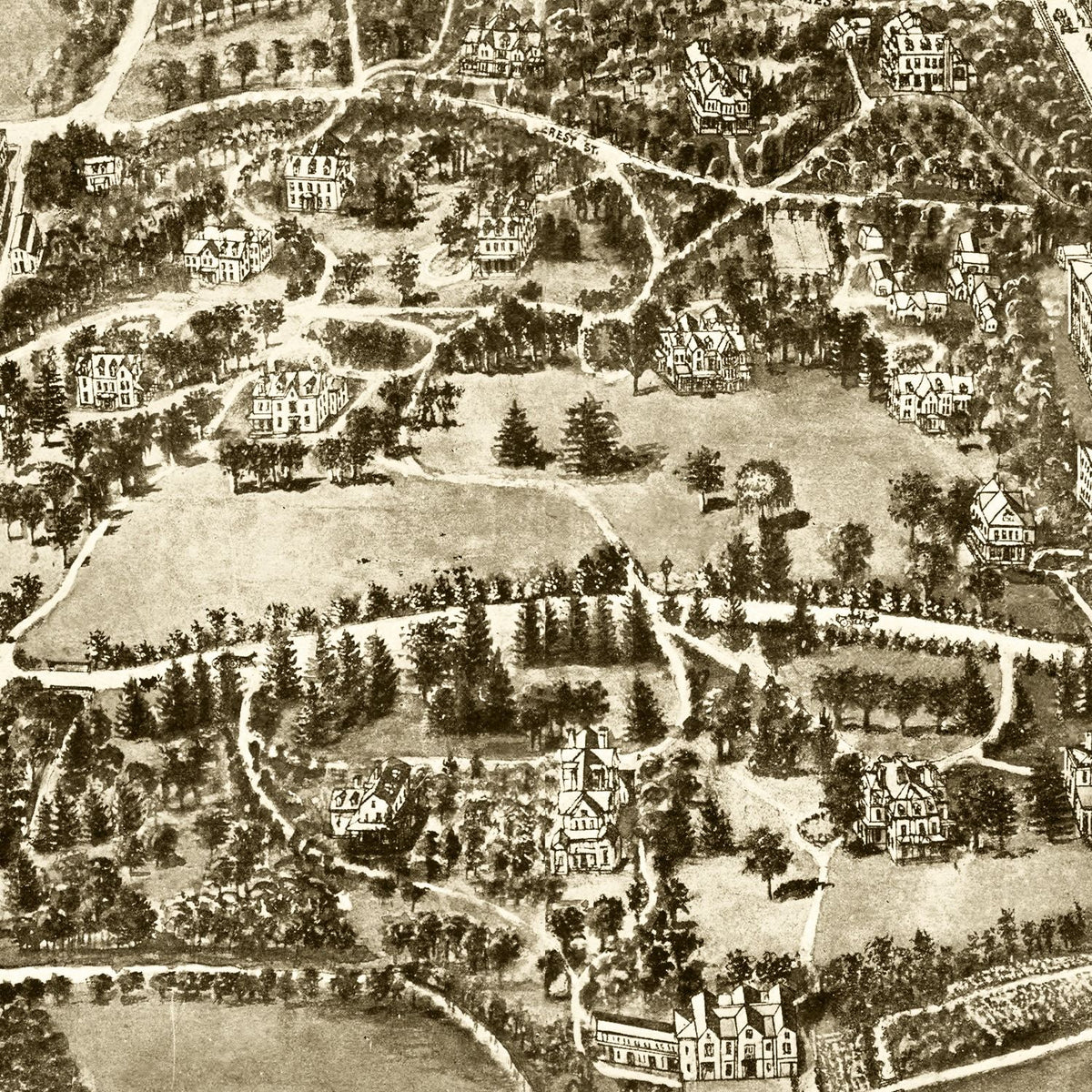 Vintage Manchester Connecticut Maps