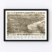 Middletown Vintage Map 1915