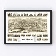 New Milford Vintage Map 1906