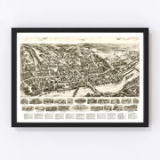 Shelton Vintage Map 1919