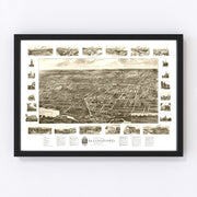Wallingford Vintage Map 1905