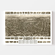 map of Waterbury
