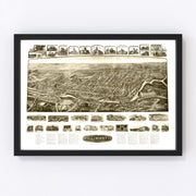 Willimantic Vintage Map 1909