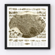Winsted Vintage Map 1908