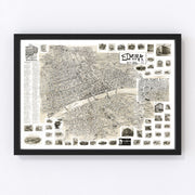 Elmira Vintage Map 1901