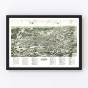 Monroe Vintage Map 1922