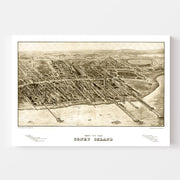 map of Coney Island