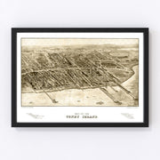 Coney Island Vintage Map 1906