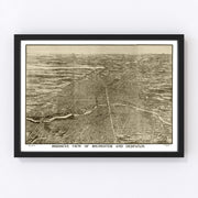 Rochester Vintage Map 1910