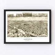 Garfield Vintage Map 1909