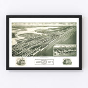 Margate City Vintage Map 1925