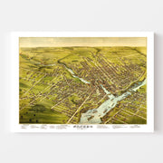 map of Bangor