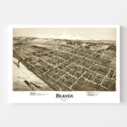 map of Beaver