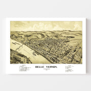 map of Belle Vernon
