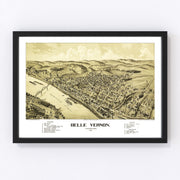 Belle Vernon Vintage Map 1902