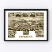 Confluence Vintage Map 1905