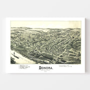 map of Donora