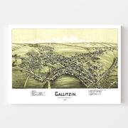map of Gallitzin