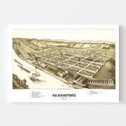 map of Glassport