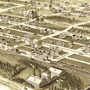 old Glassport map