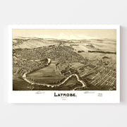 map of Latrobe
