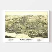 map of McKee's Rocks