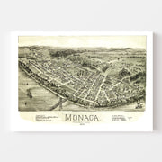 map of Monaca